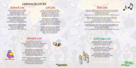 5 chansons pour enfants personnalisées sur CD