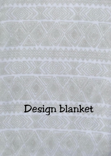 Couverture de bébé avec consolation brodée avec nom et date de naissance/douce et douce / 1A qualité (gris bleu clair lion)