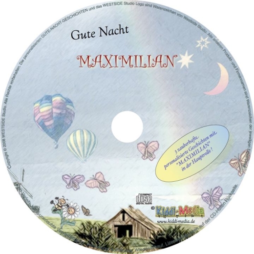 3 histoires de bonne nuit personnalisées sur CD