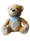 Teddy en peluche "SUNNY" avec nom & date de naissance etc...