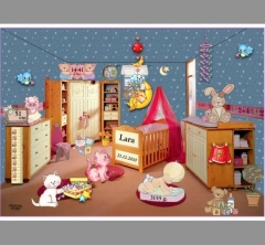 Image date de naissance - Mini Poster A4