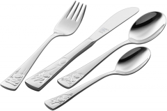 Zwilling Teddy Couverts pour enfants avec gravure du nom / 4 pièces gravées